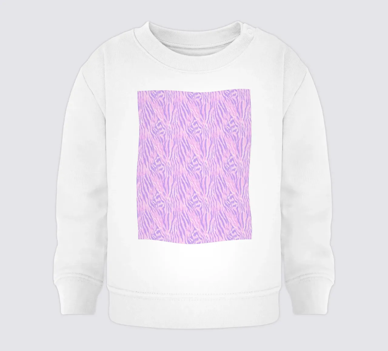 Pink Tiger Pattern Zebra Animal Print Preppy Y2K Hip-Hop sudadera de bebé de Gentle Echoes Art