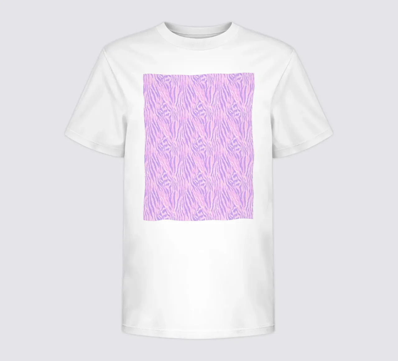Roze tijgerpatroon zebra dierenprint Preppy Y2K Hip-Hop kinder t-shirt van Gentle Echoes Art