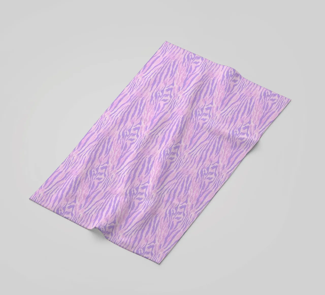 Pink Tiger Pattern Zebra Animal Print Preppy Y2K Hip-Hop toalla de playa de Gentle Echoes Art