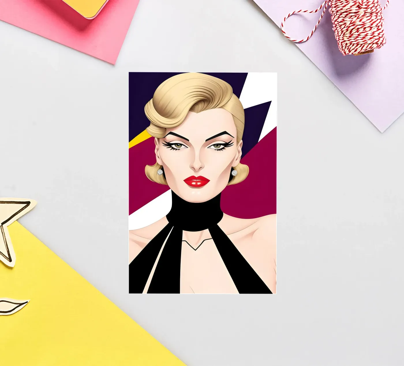 Mode-Statement Sticker von ART DECO