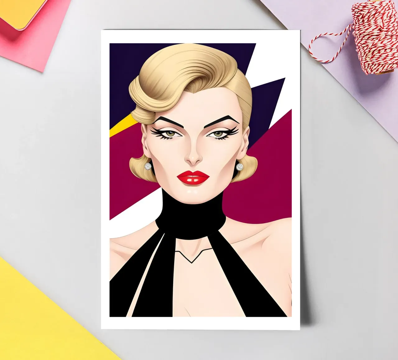 Mode-Statement Stickerbogen von ART DECO