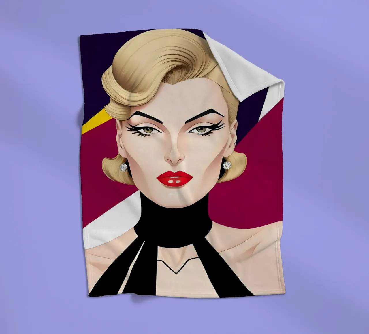 Mode-Statement Fleecedecke von ART DECO