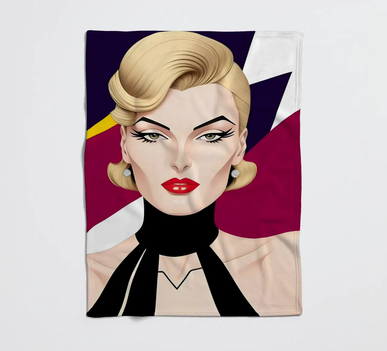 Mode-Statement Fleecedecke von ART DECO