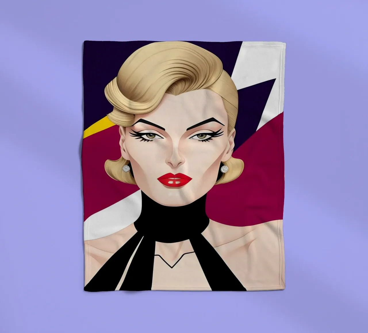 Mode-Statement Fleecedecke von ART DECO