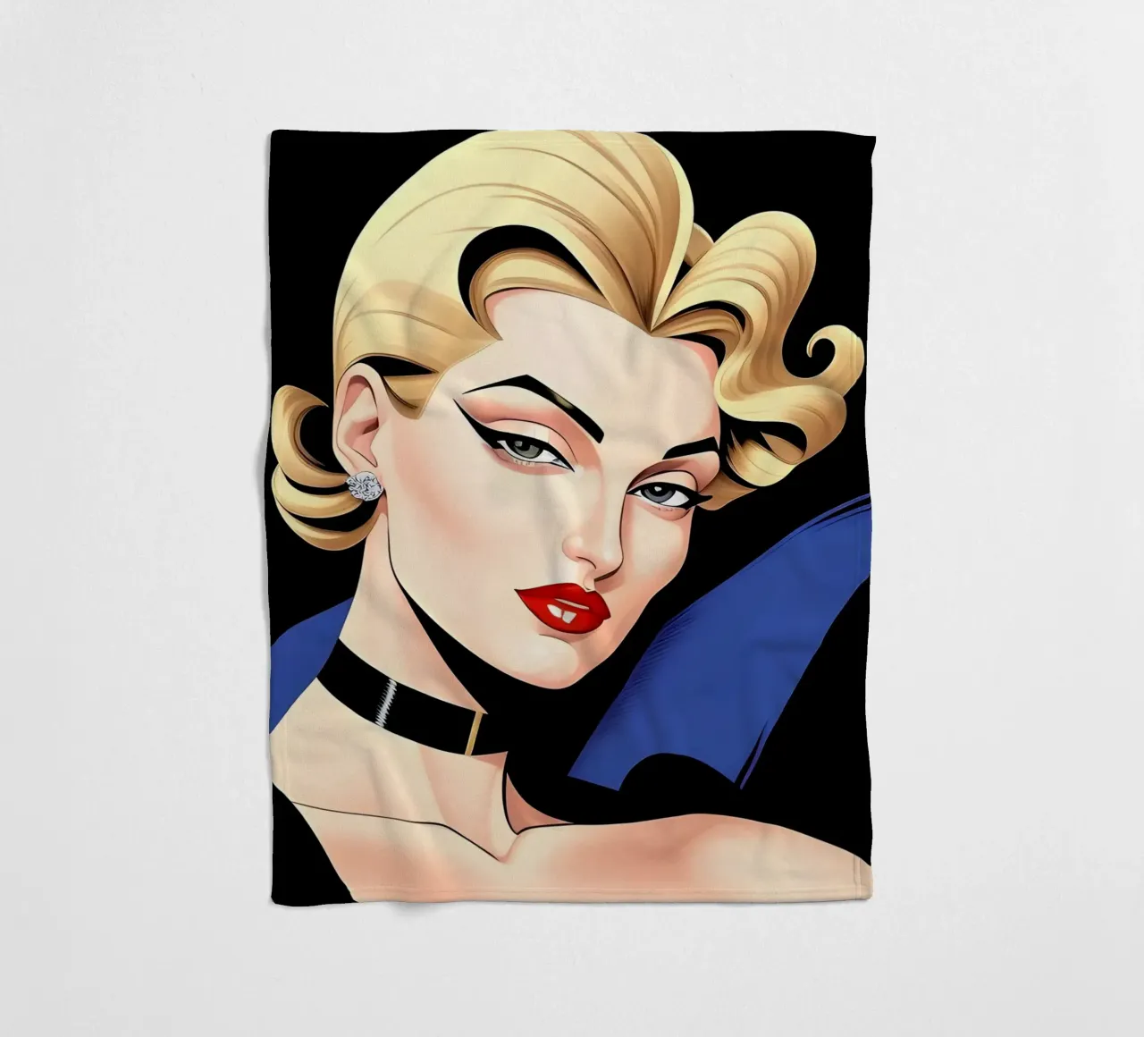 STILE DI MODA coperta in pile da ART DECO