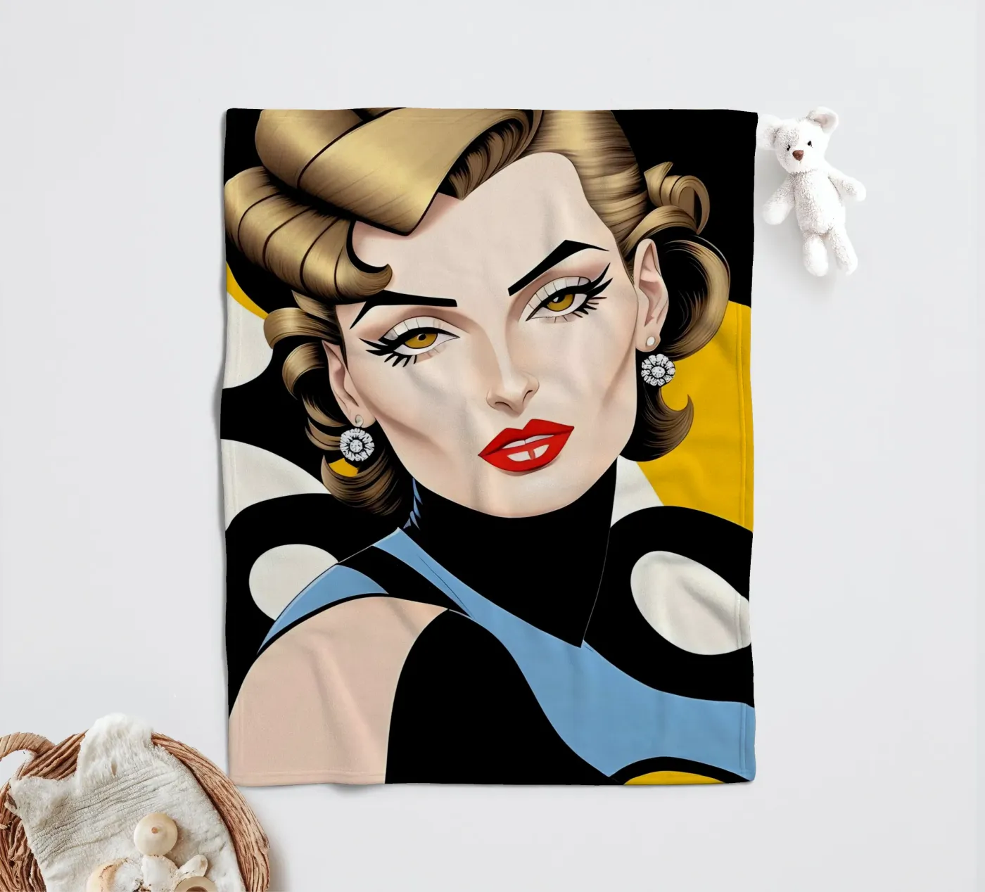 DOPAMINE fleecedeken van ART DECO