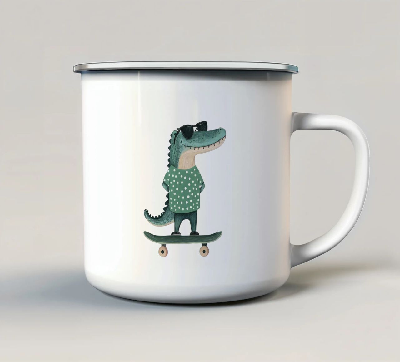 Sono così figo! tazza in smalto da HookASmile