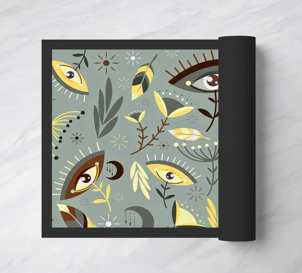 Fiori e piume zerbino da susanapaz