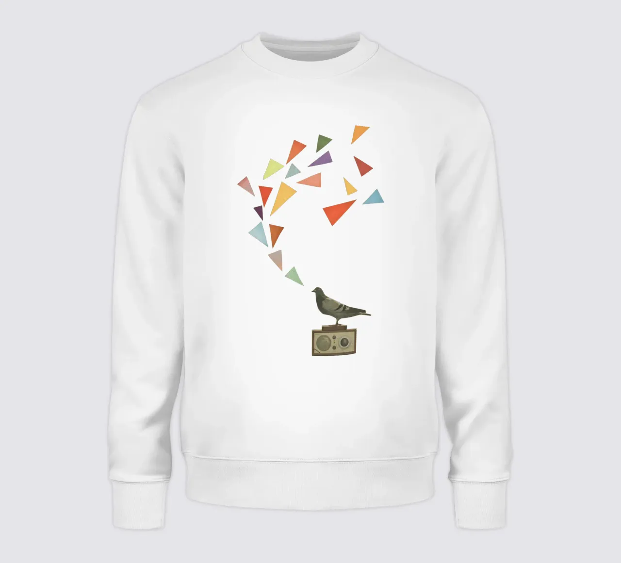 Radio Piccione felpa da Cassia Beck Collage