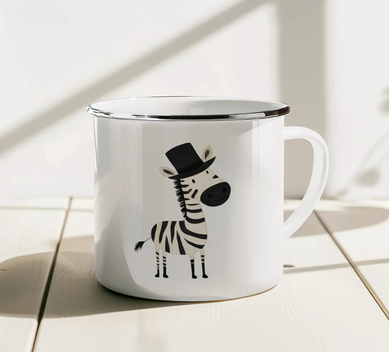 Alla moda tazza in smalto da HookASmile