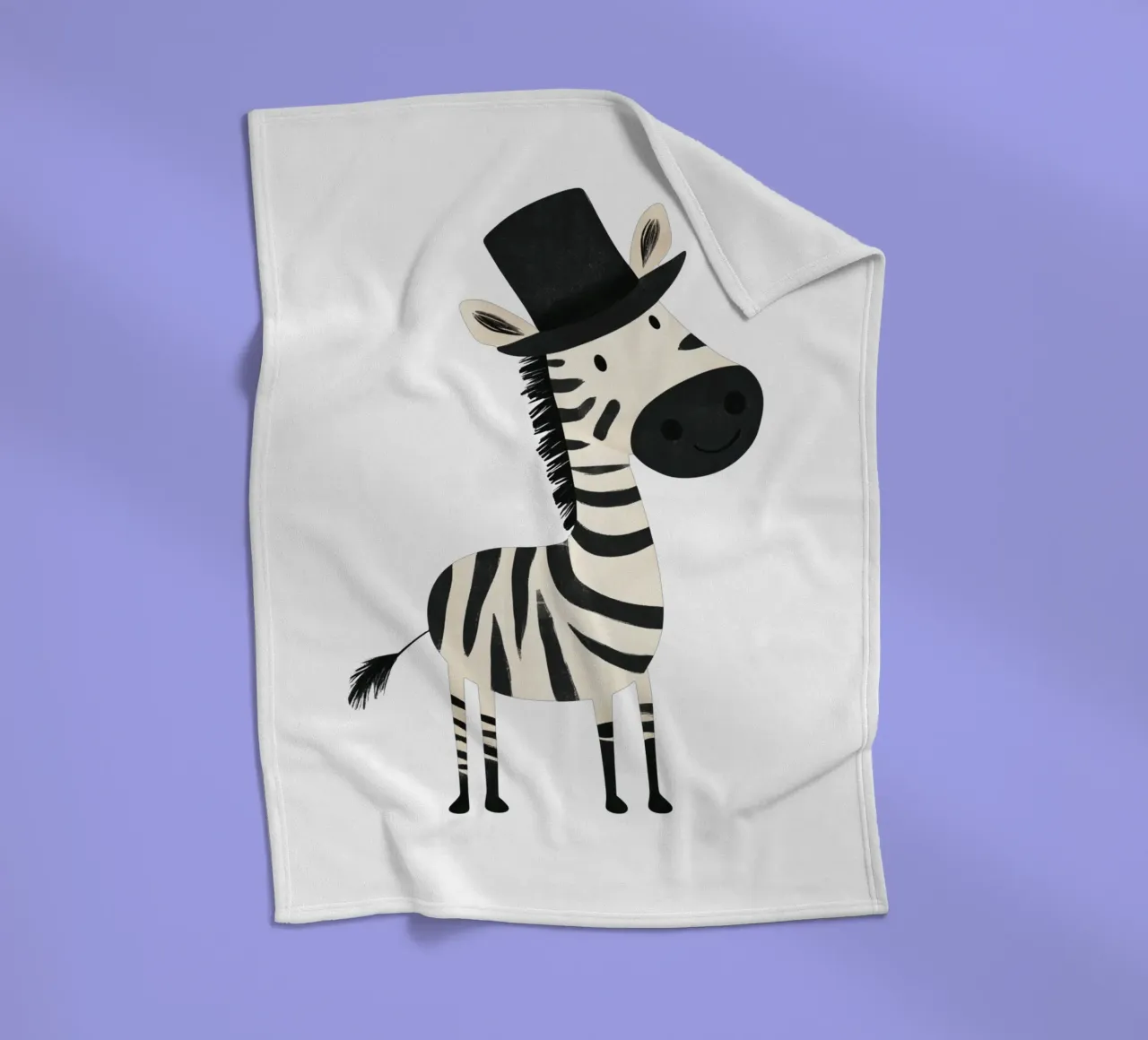 Fashionable fleece blanket by HookASmile