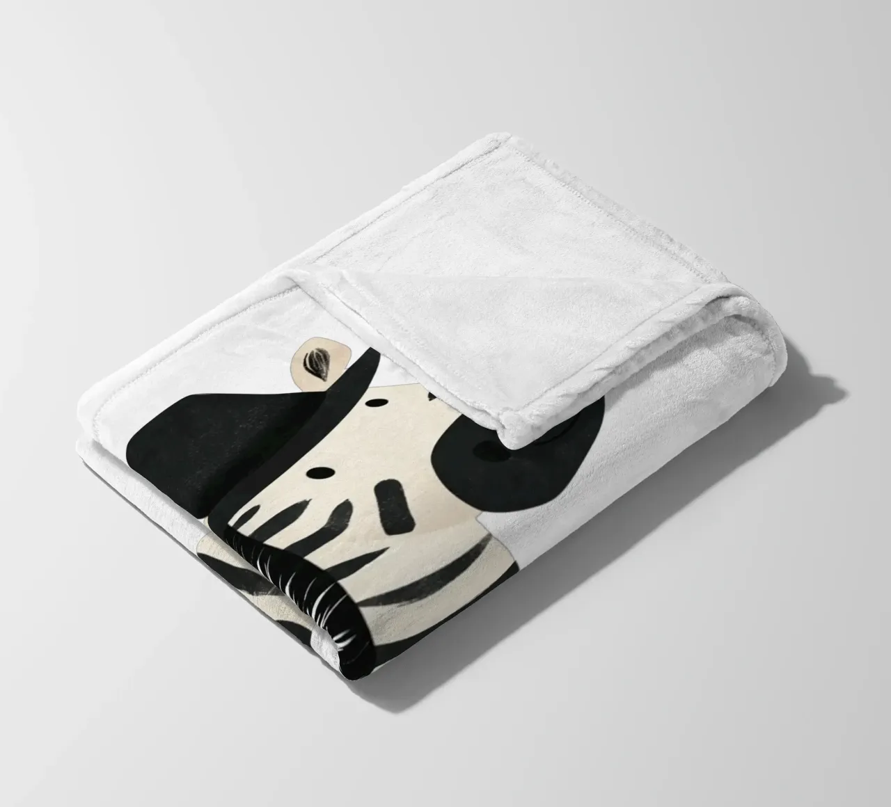 Fashionable fleece blanket by HookASmile