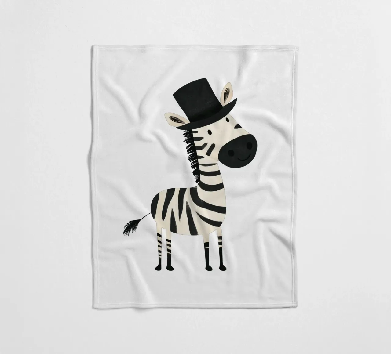 Fashionable fleece blanket by HookASmile