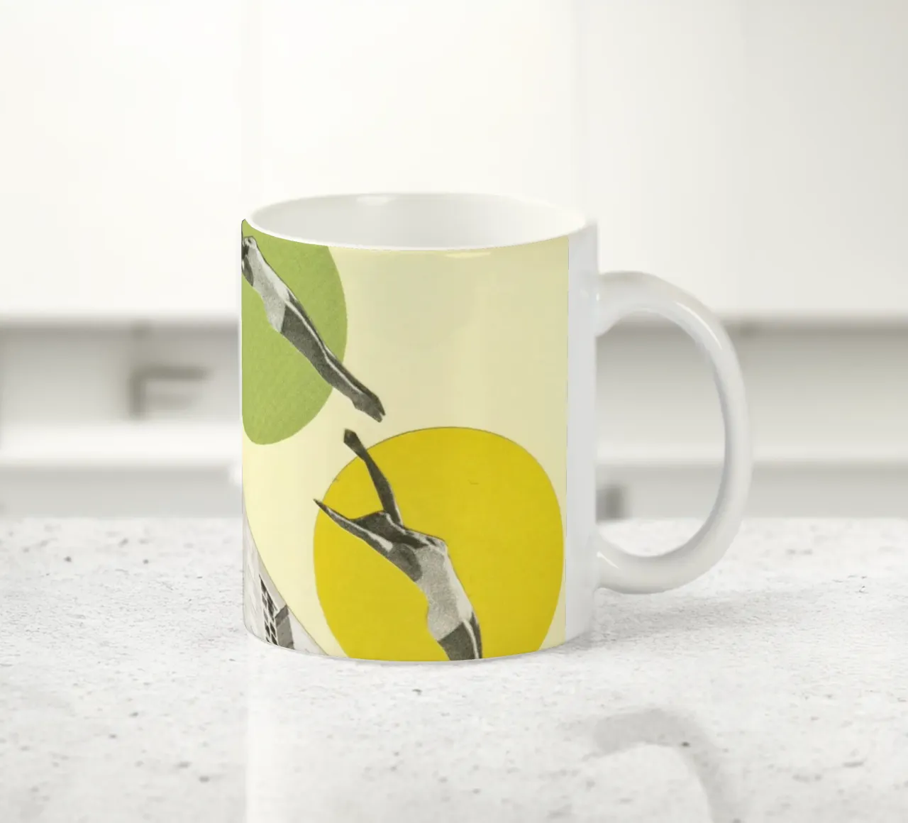 High Flyers tazza in ceramica da Cassia Beck Collage
