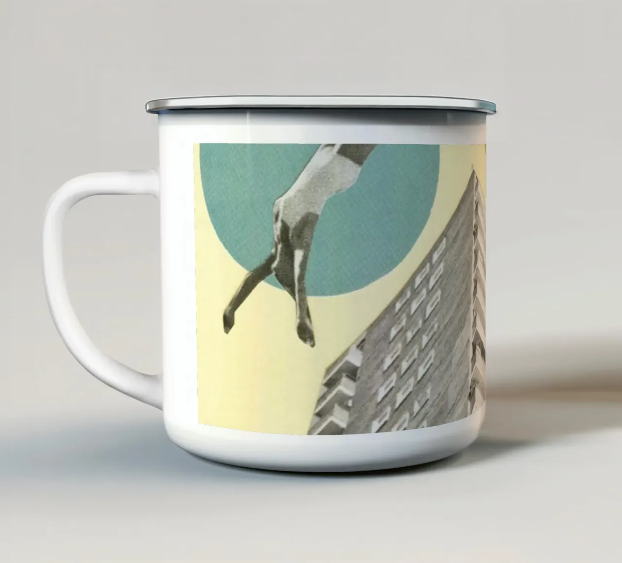 High Flyers tazza in smalto da Cassia Beck Collage