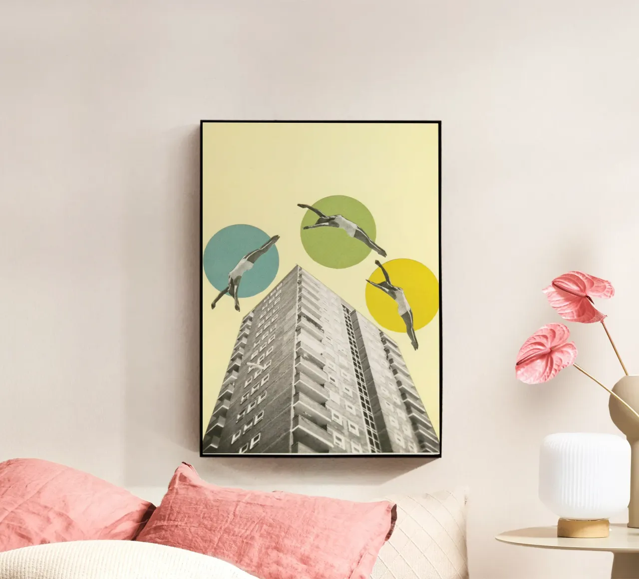 High Flyers plexiglass da Cassia Beck Collage