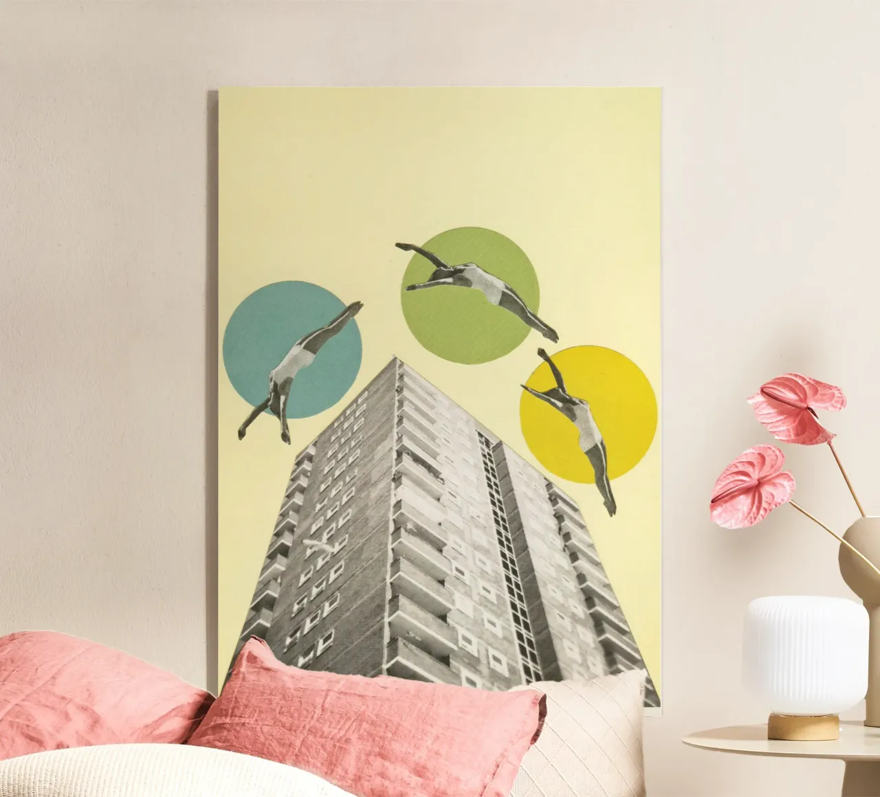 High Flyers plexiglass da Cassia Beck Collage