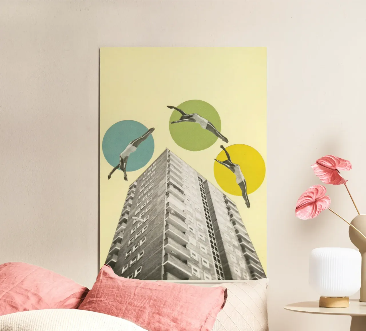 High Flyers alluminio dibond da Cassia Beck Collage