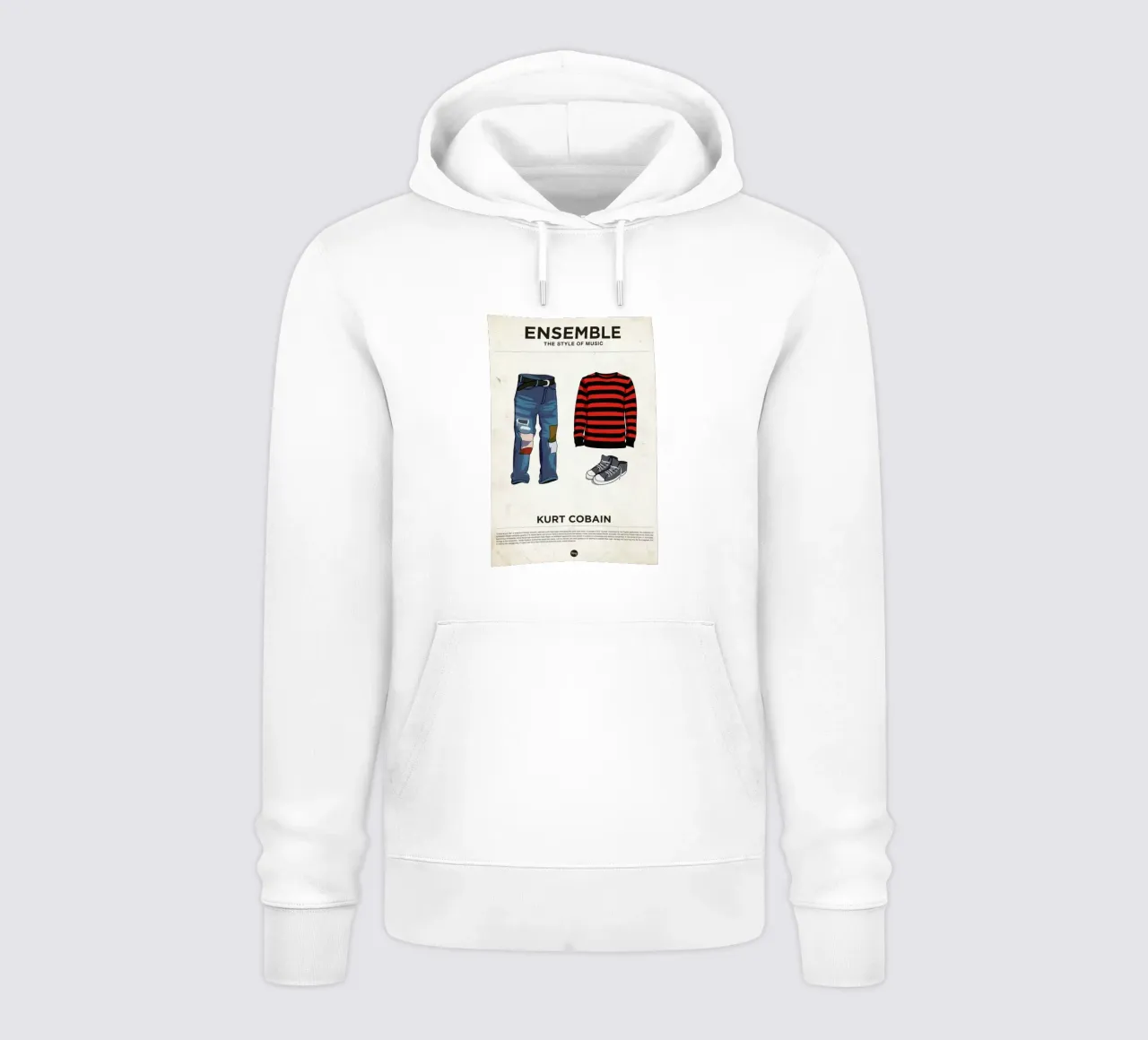 Ensemble Kurt Cobain sudadera con capucha de Moxy Creative House