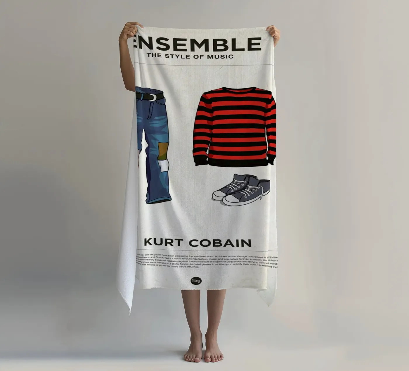 Ensemble Kurt Cobain telo mare da Moxy Creative House