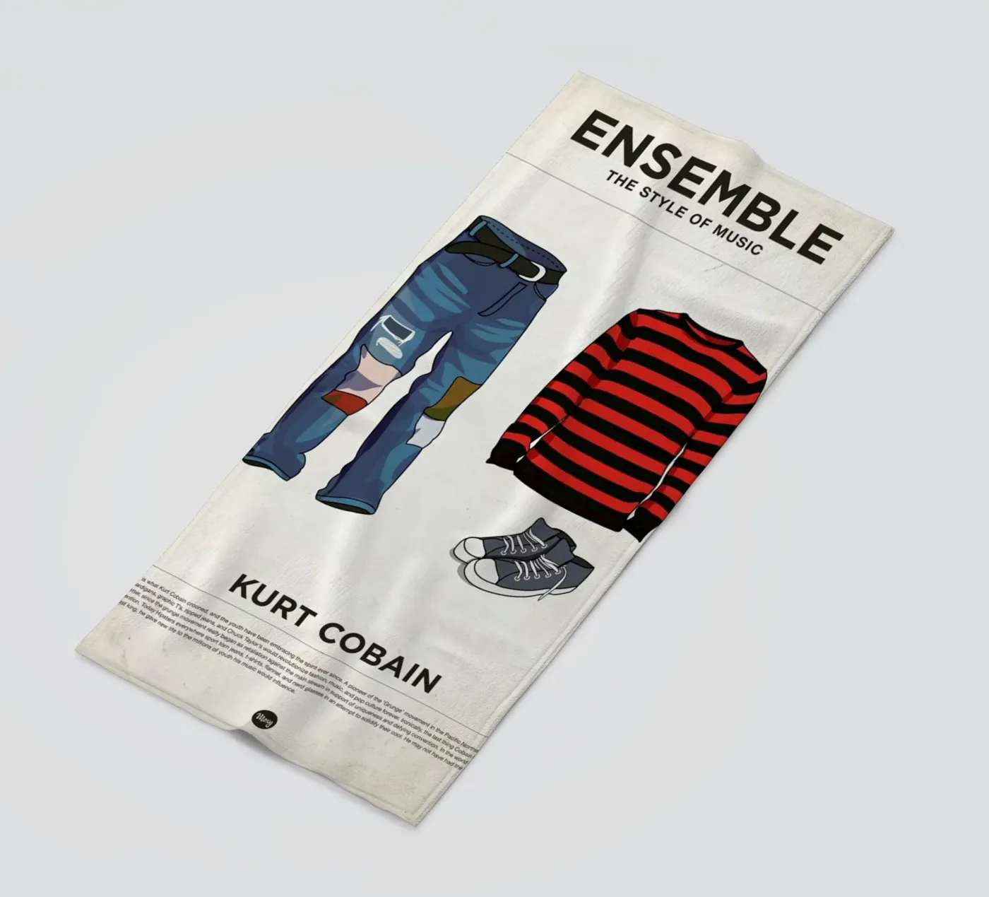 Ensemble Kurt Cobain telo mare da Moxy Creative House