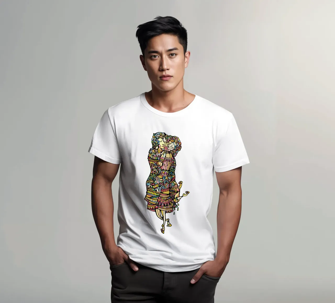 Der Kuss t-shirt da Ninhol