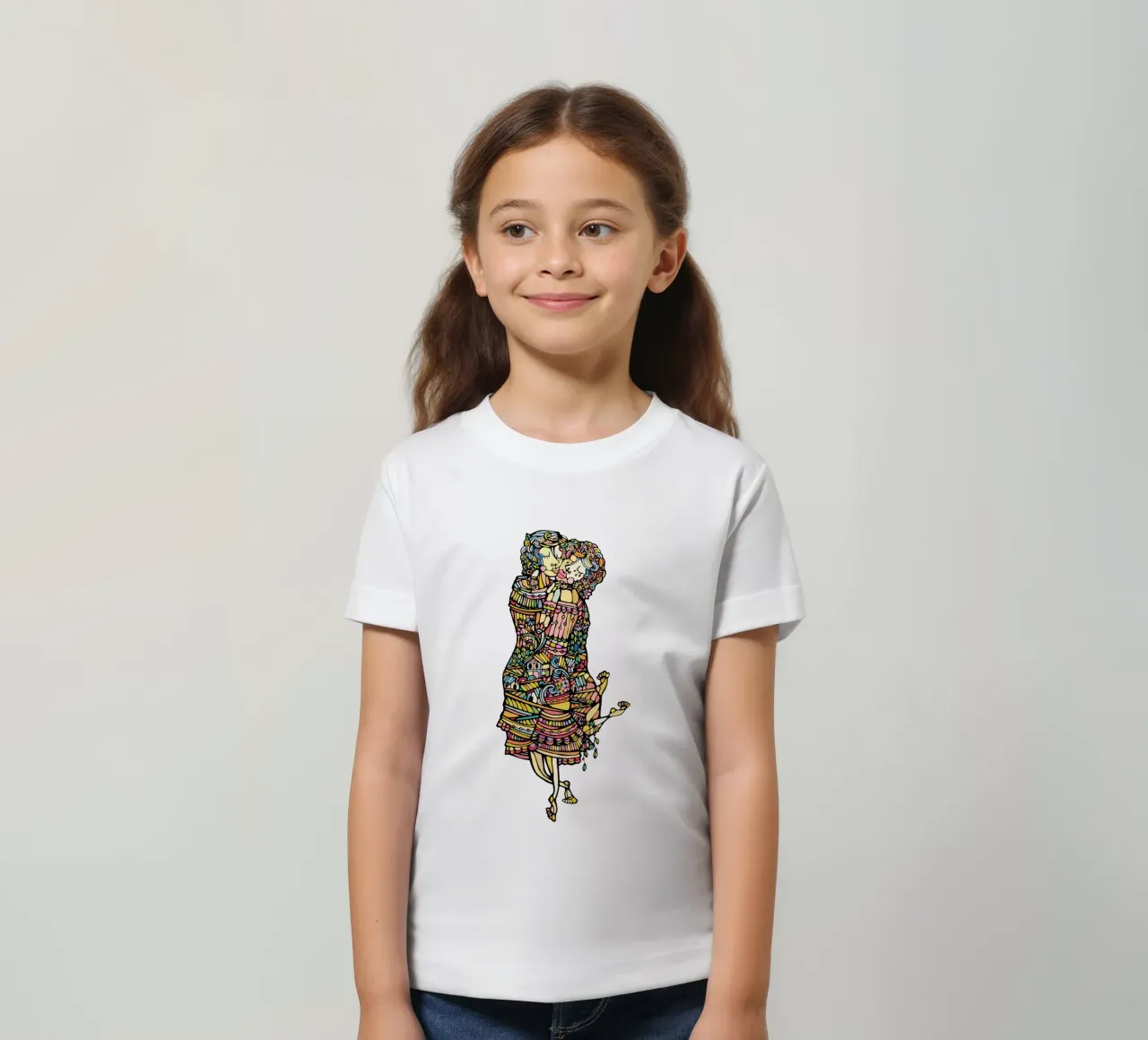 Der Kuss kids t-shirt by Ninhol