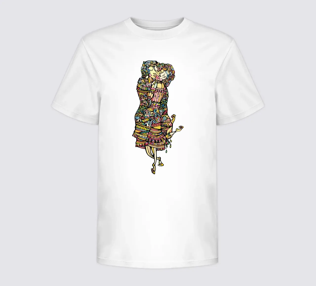 Der Kuss kids t-shirt by Ninhol