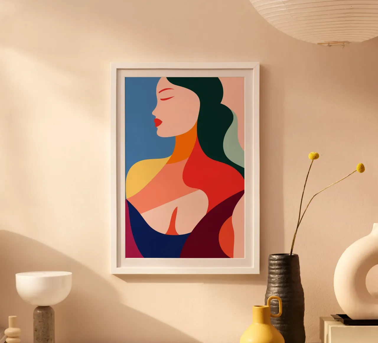 Astrazione femminile | Ritratto di donna poster da Autofocus