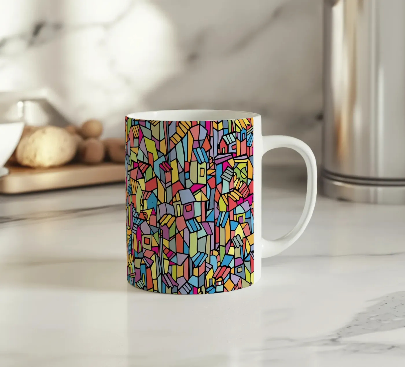 Favela I ceramic mug by Ninhol