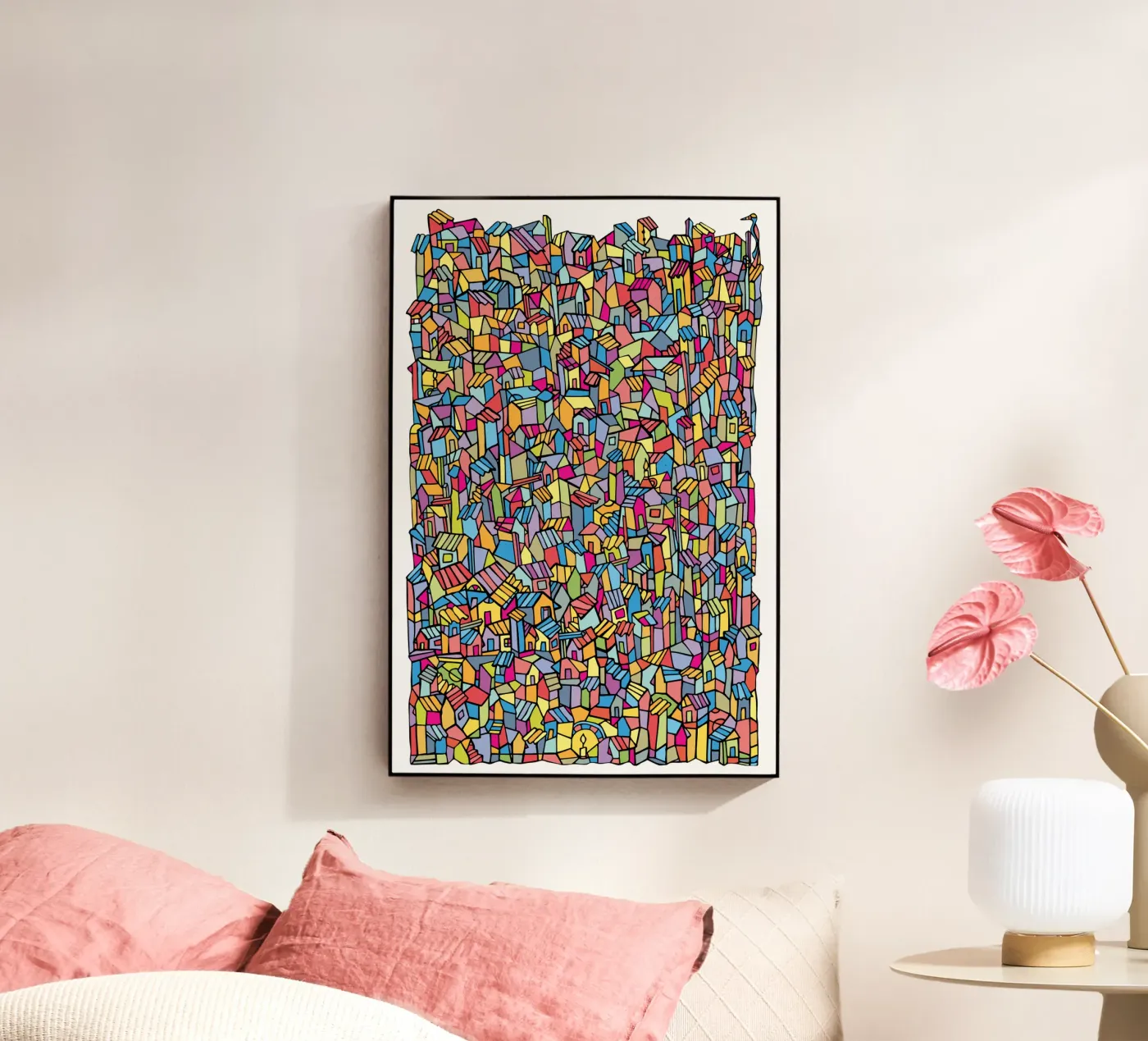 Favela I Acryl-Glas von Ninhol