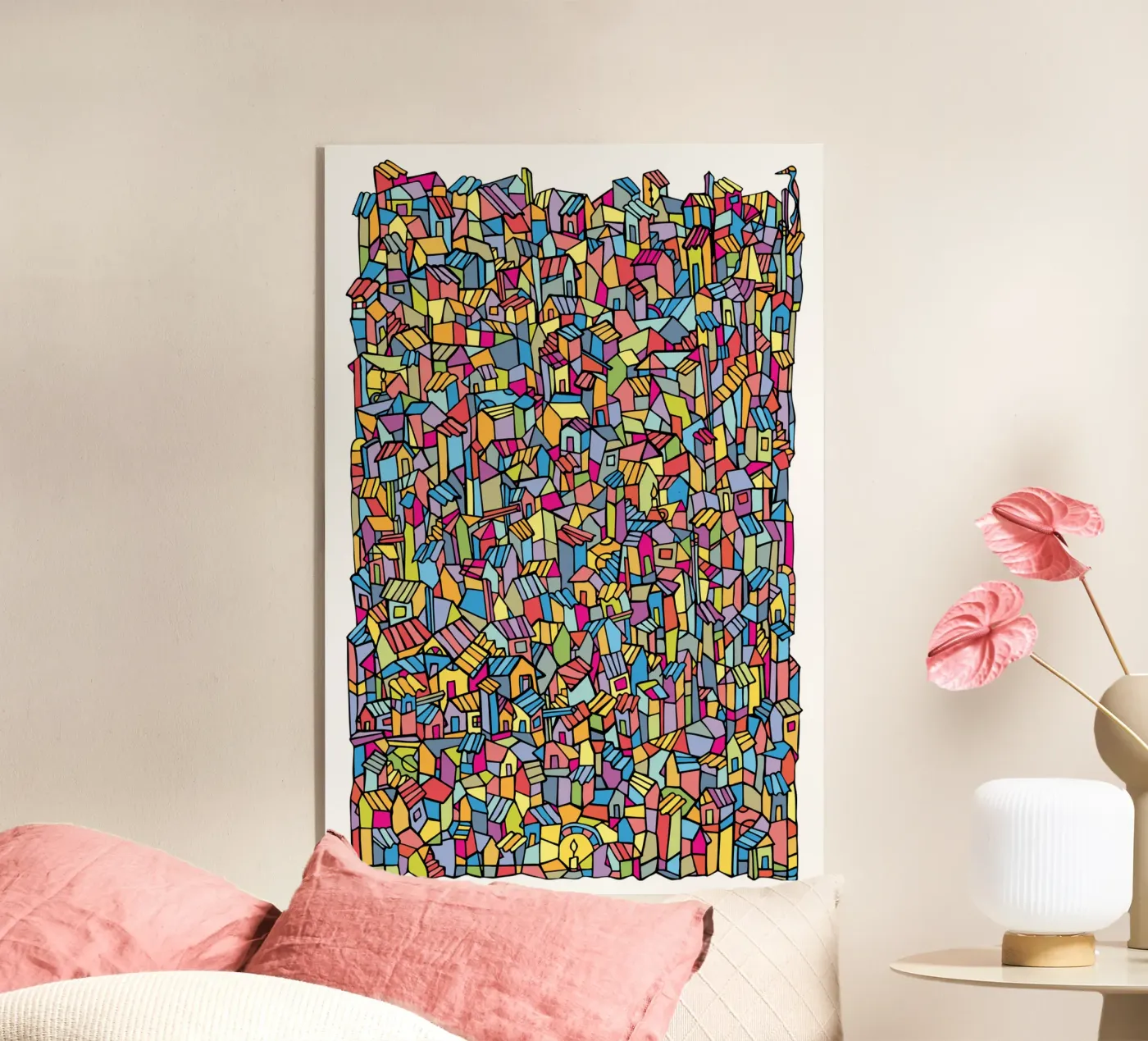 Favela I Acryl-Glas von Ninhol