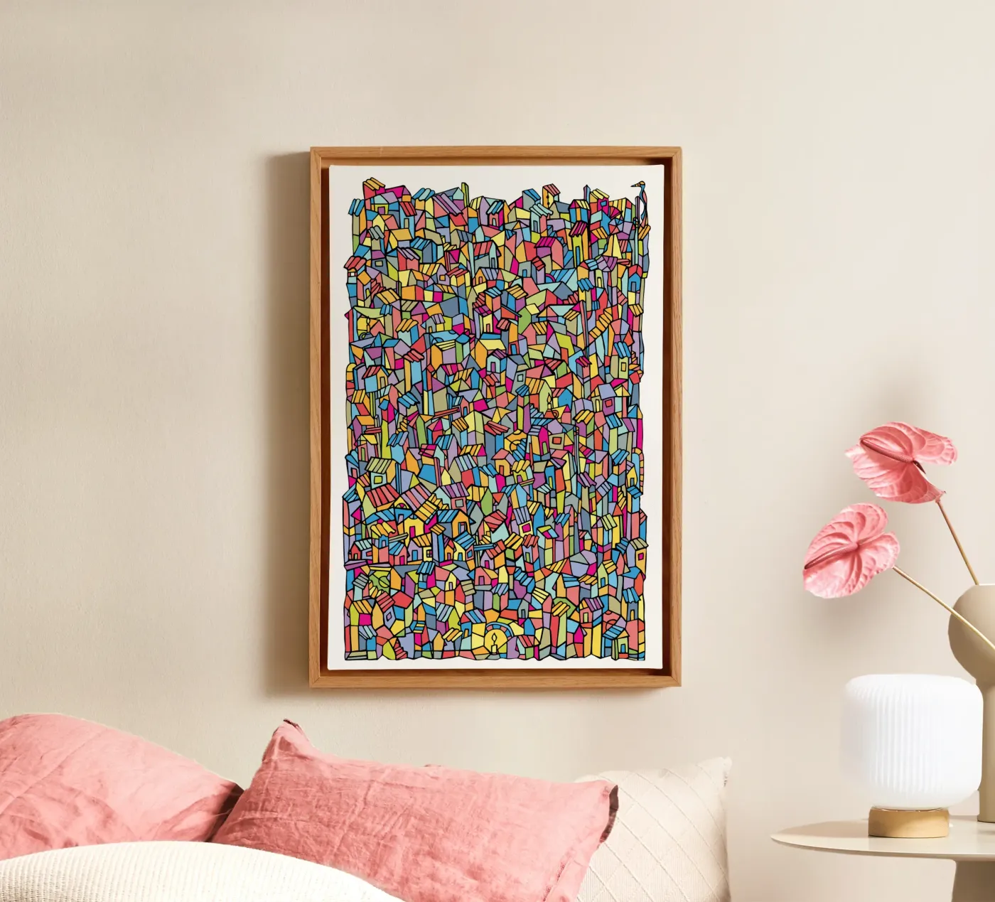 Favela I tela da Ninhol