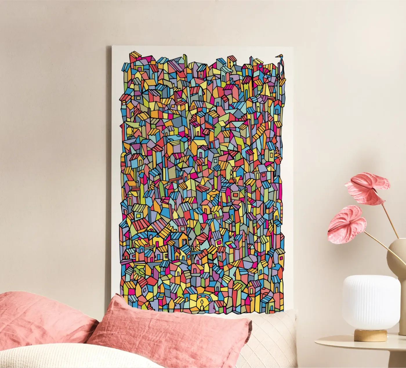 Favela I tela da Ninhol