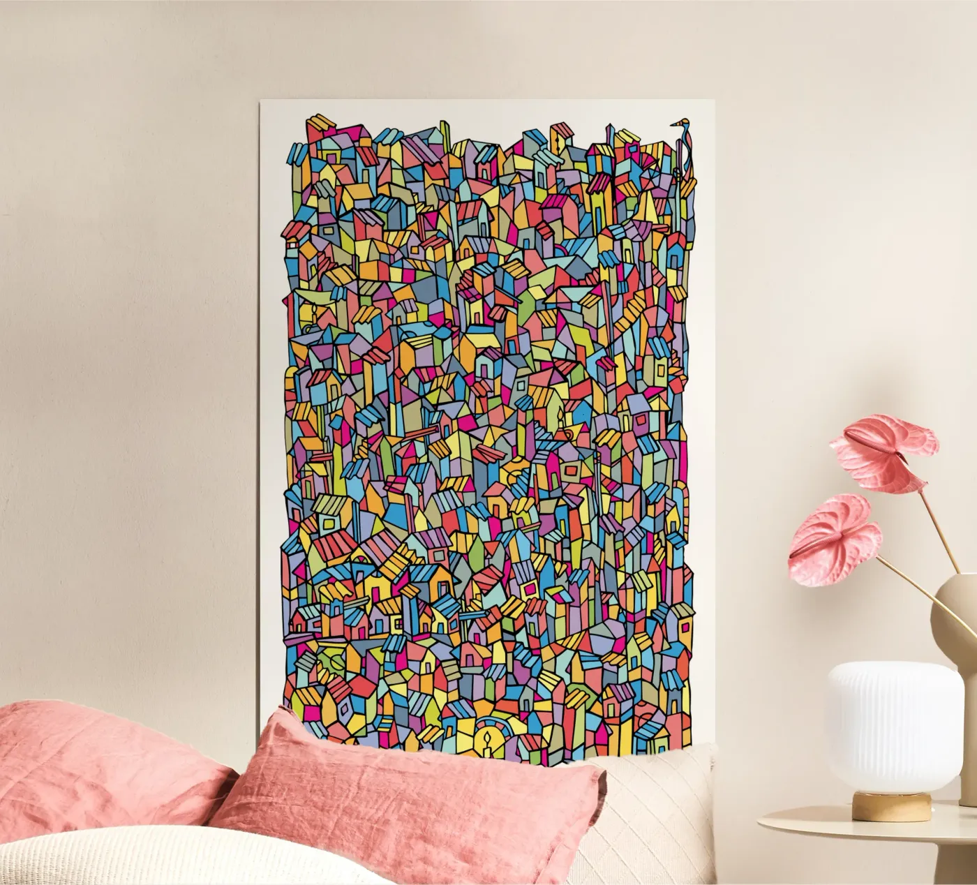 Favela I poster van Ninhol