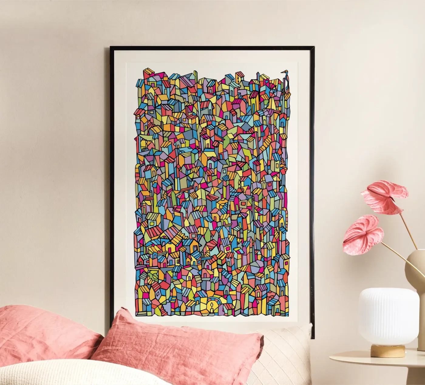 Favela I poster van Ninhol
