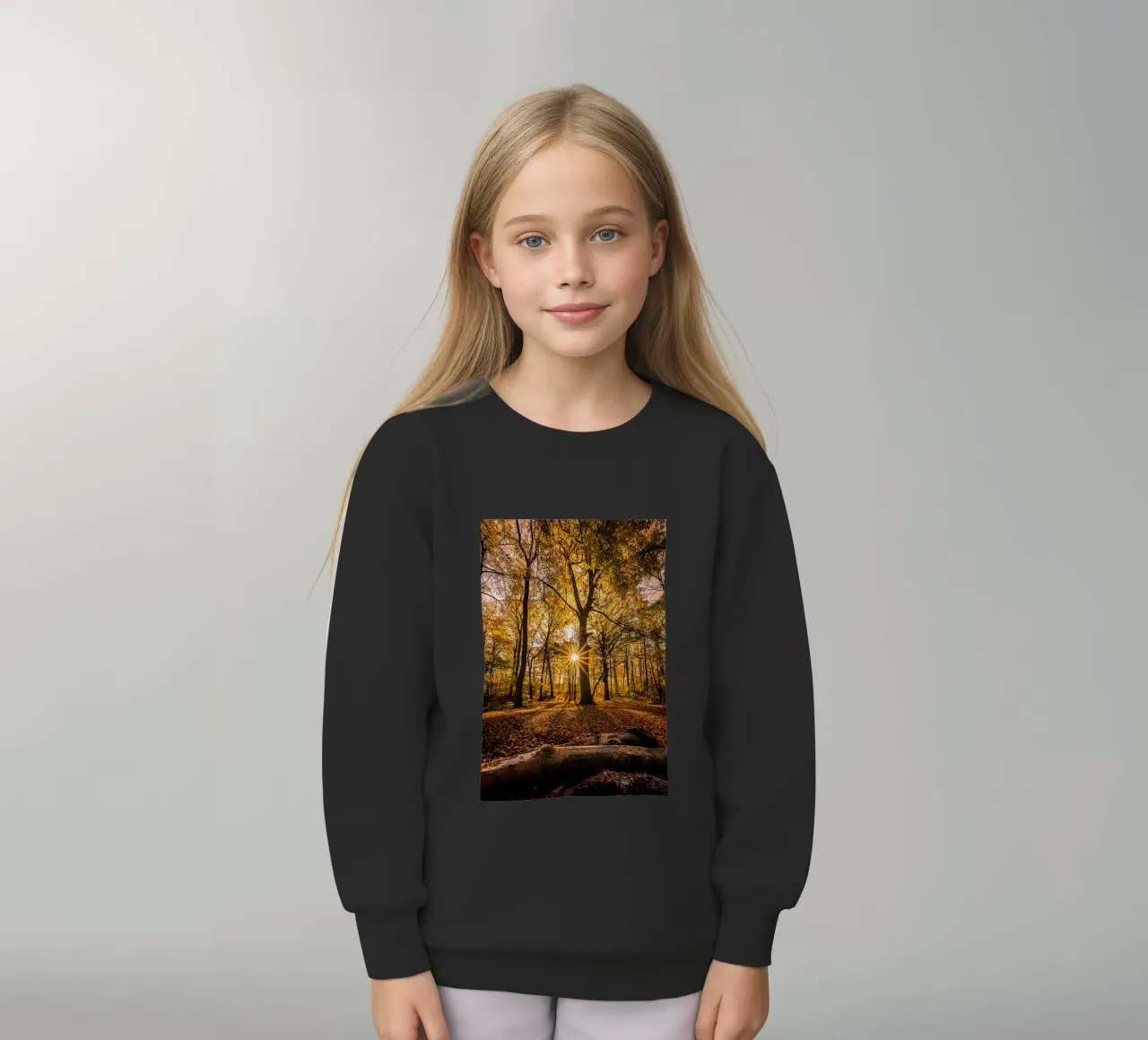 Stella del sole in una piccola foresta felpa bambino da Marcus Beckert | Fotografie