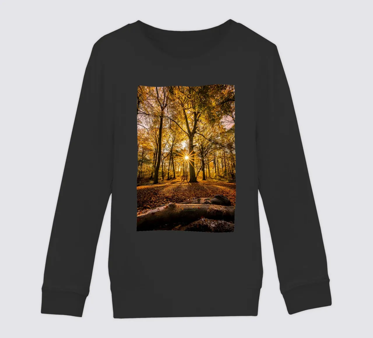 Stella del sole in una piccola foresta felpa bambino da Marcus Beckert | Fotografie