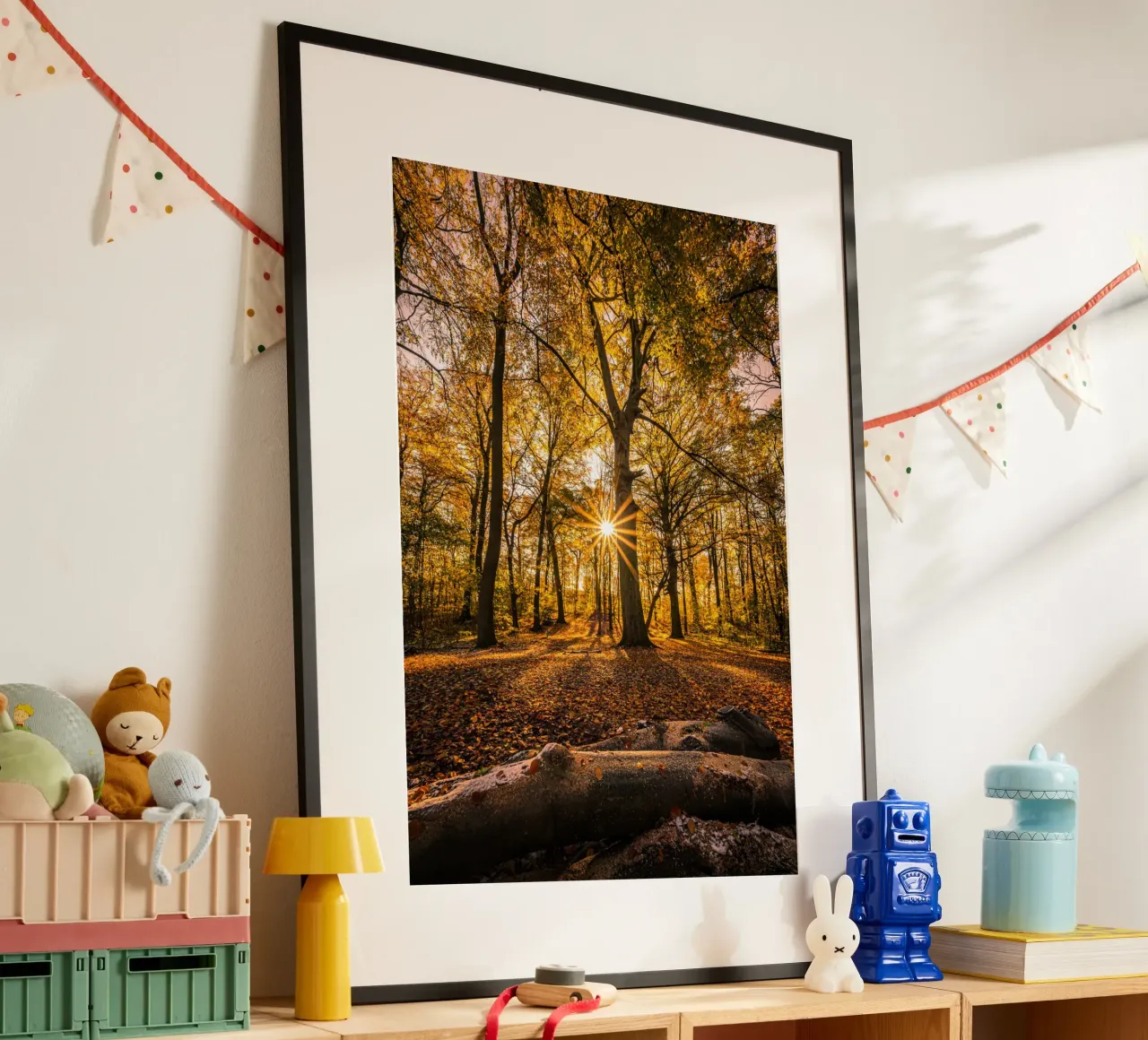 Stella del sole in una piccola foresta carta hahnemühle da Marcus Beckert | Fotografie