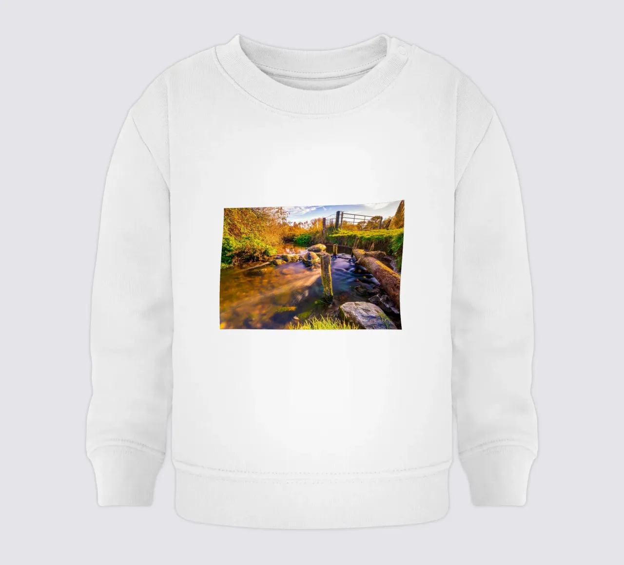 Piccolo fiume in primavera felpa neonato da Marcus Beckert | Fotografie