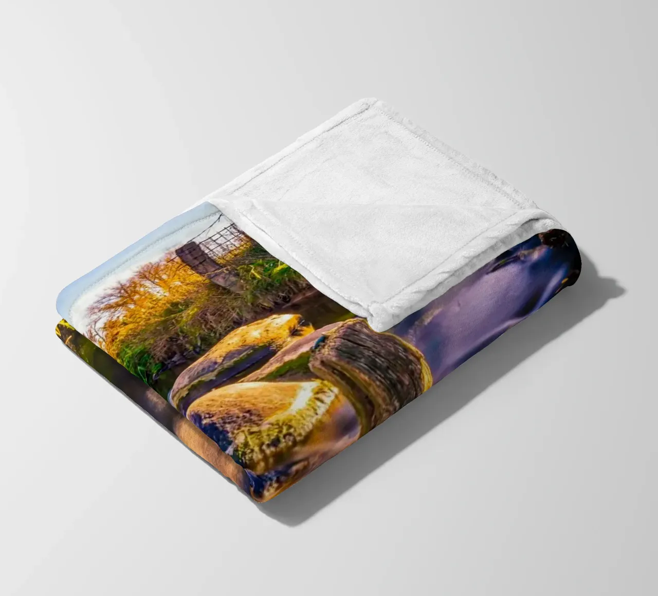 Piccolo fiume in primavera coperta in pile da Marcus Beckert | Fotografie