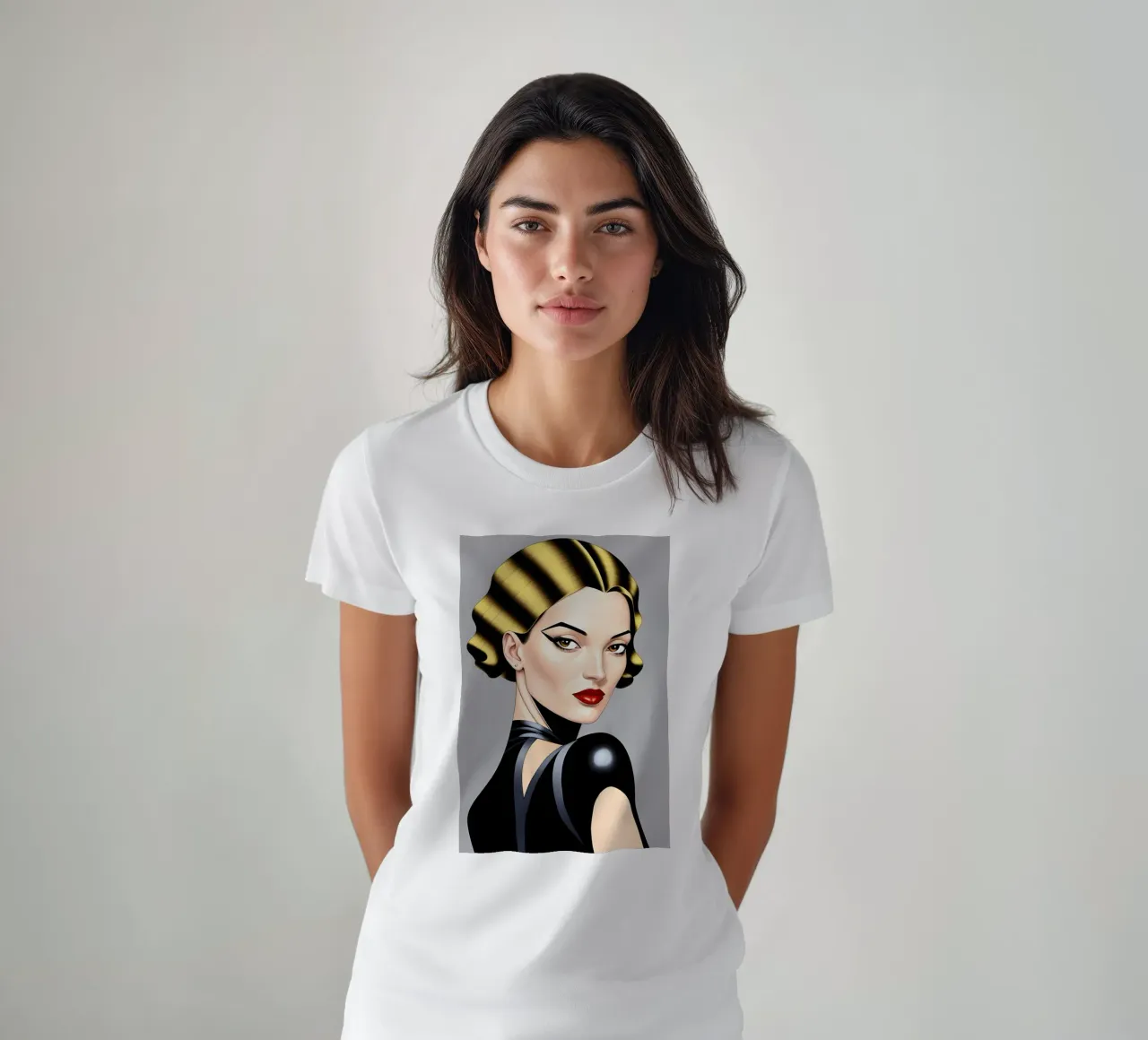 Moda stilizzata t-shirt da ART DECO