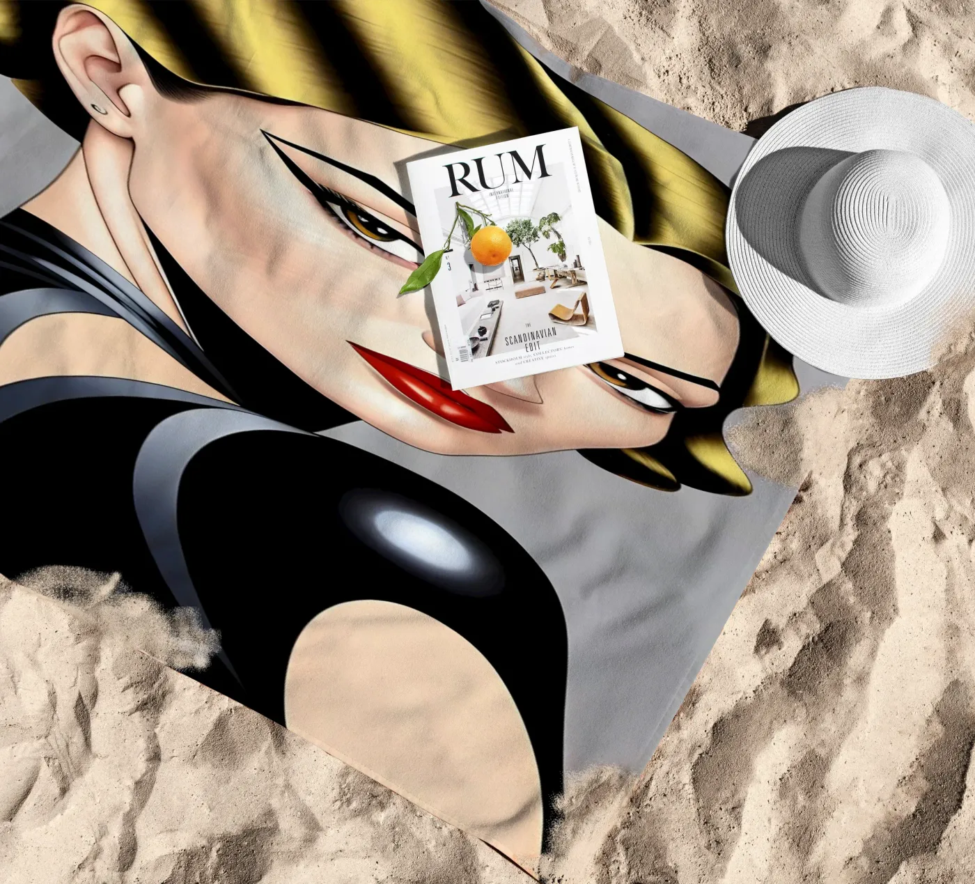 Mode Gestileerd strandhanddoek van ART DECO