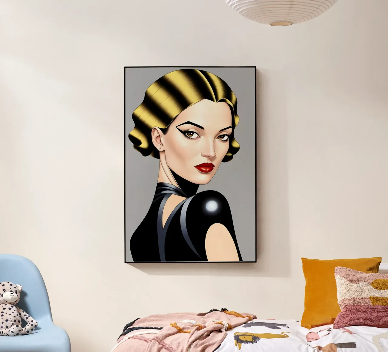 Moda stilizzata plexiglass da ART DECO