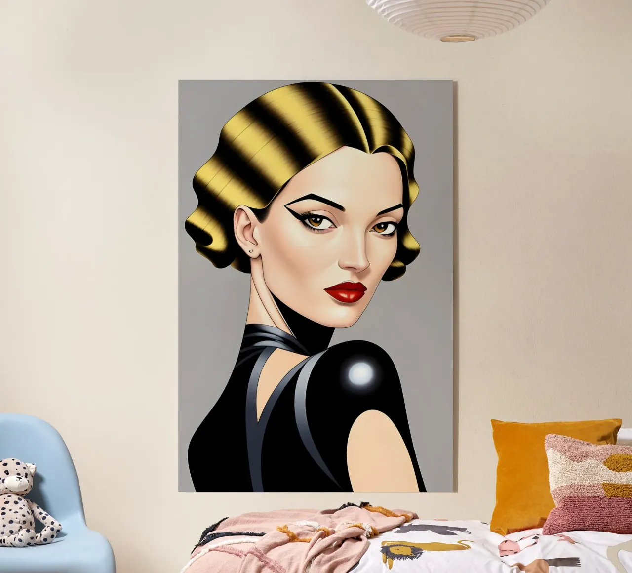 Moda stilizzata plexiglass da ART DECO