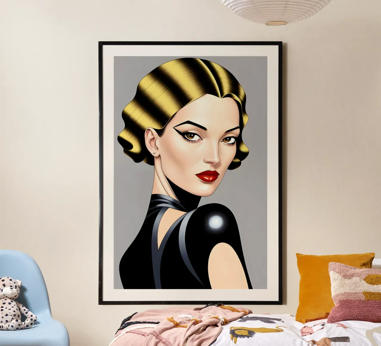 Moda stilizzata carta hahnemühle da ART DECO