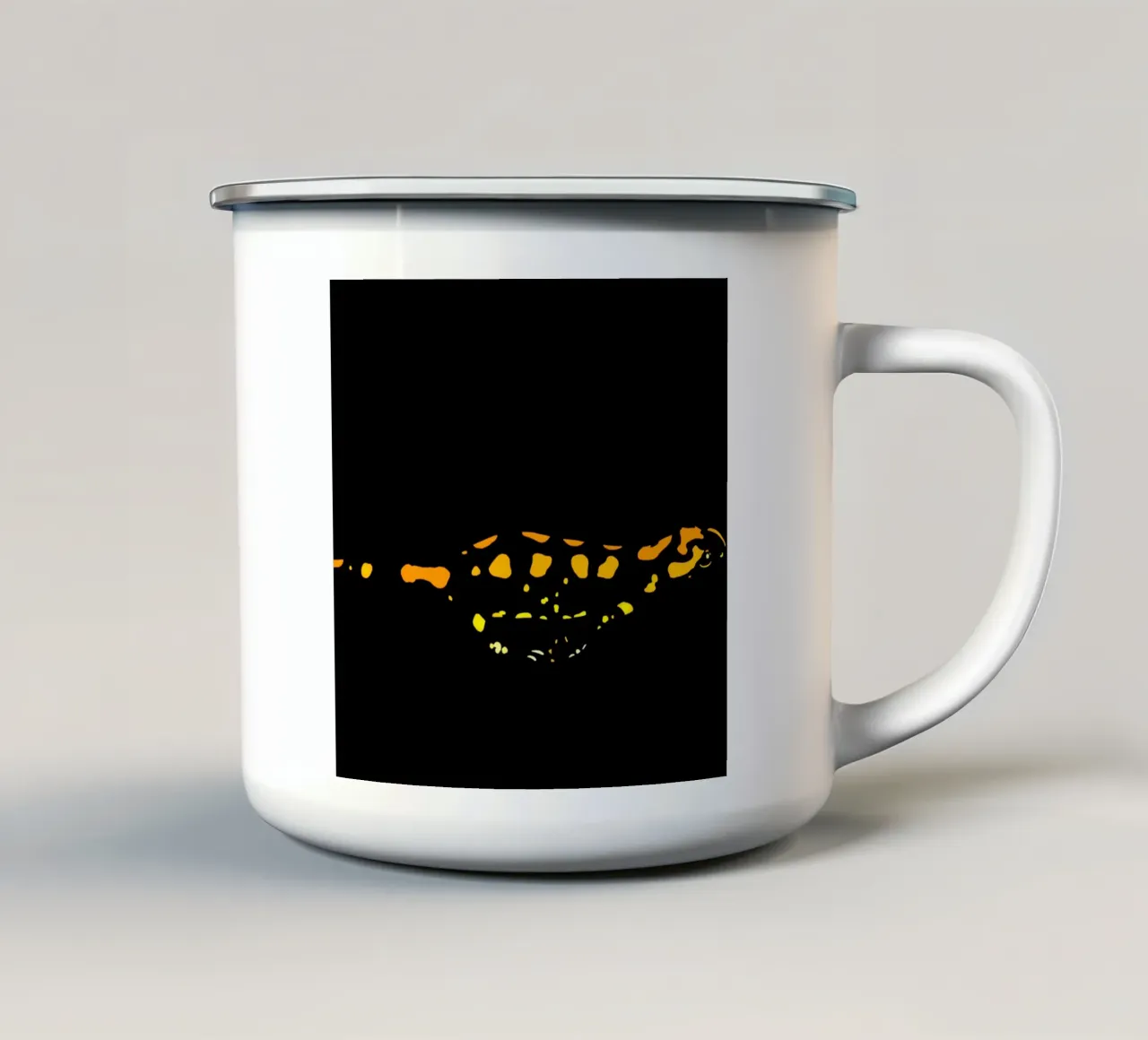 Salamandra tazza in smalto da C.WILL