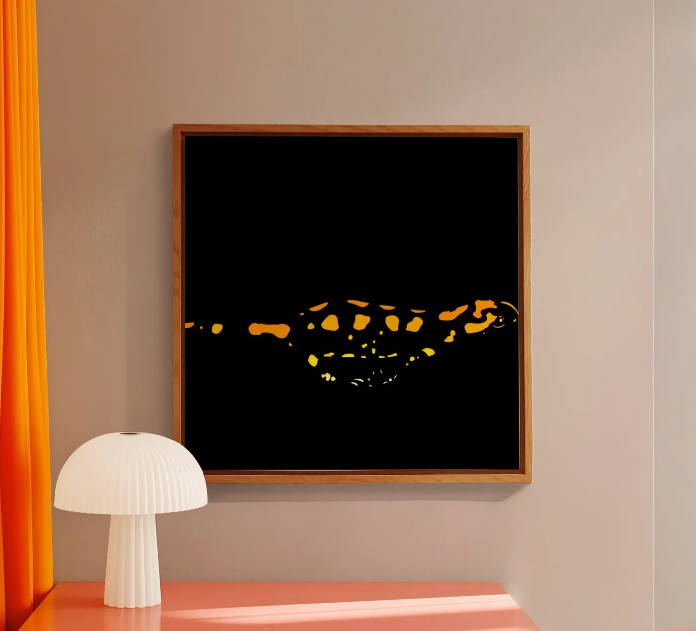 Salamandre plexiglas de C.WILL