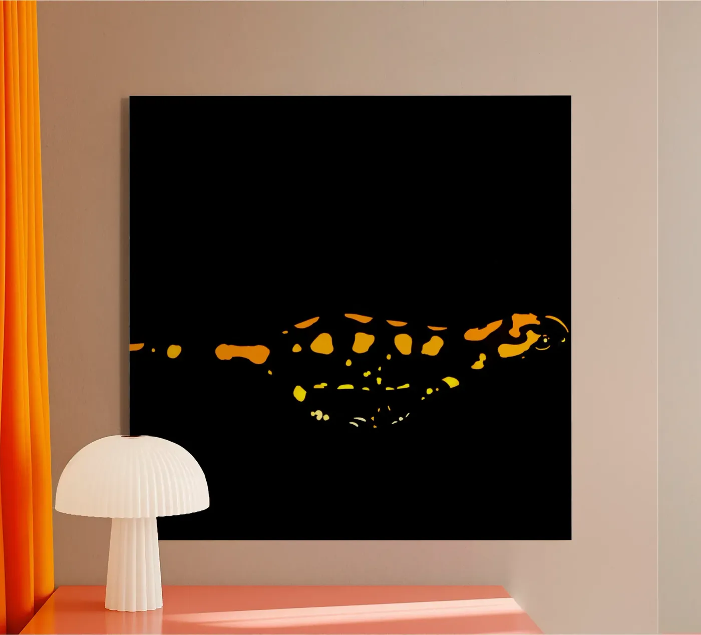 Salamandre plexiglas de C.WILL