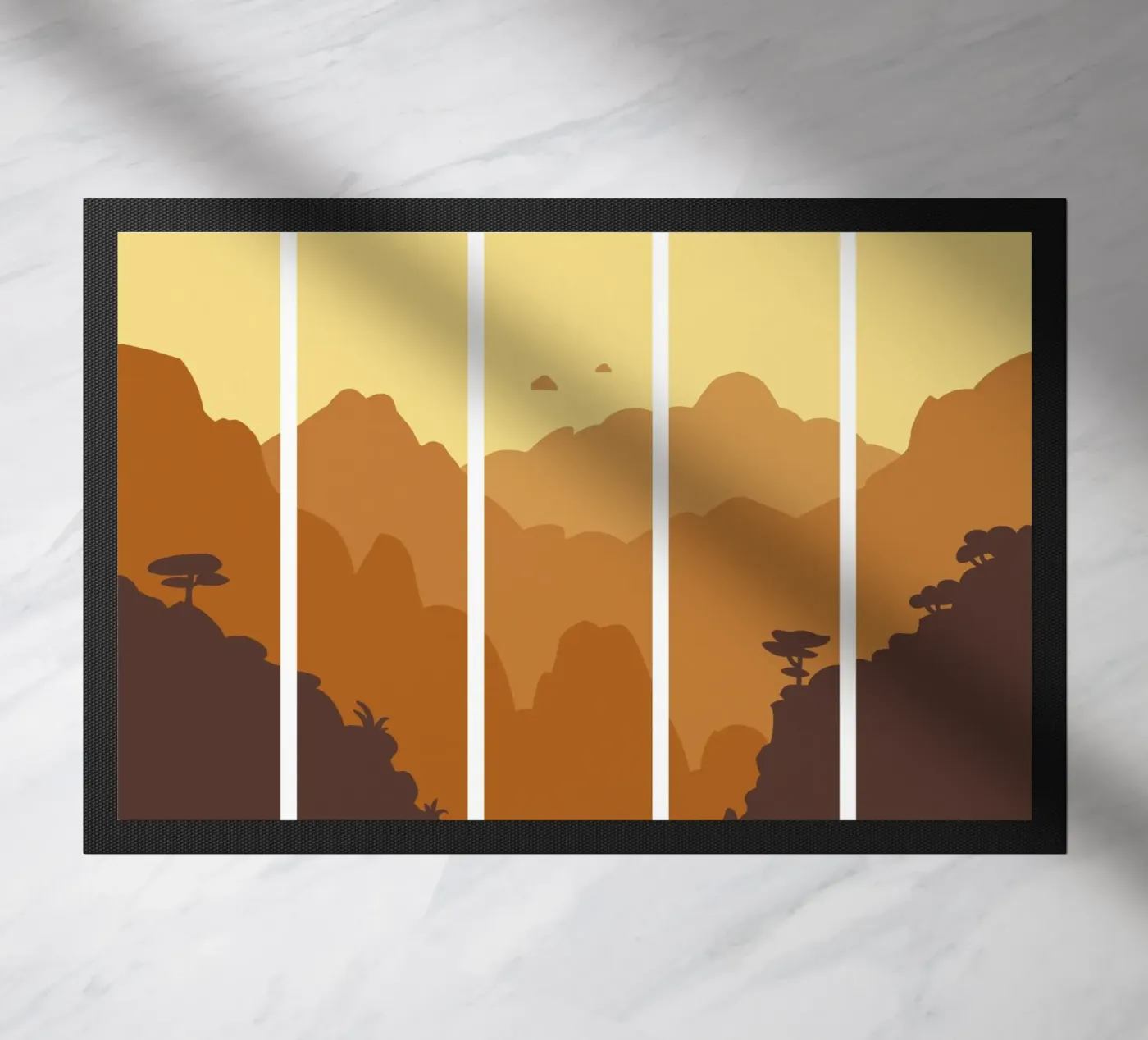 Mountains doormat by C.WILL